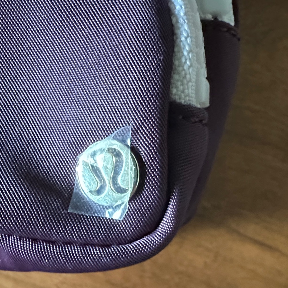 lululemon athletica Everywhere Nano Backpack  - Plum with Light Pink Trim NWT - Picture 12 of 13
